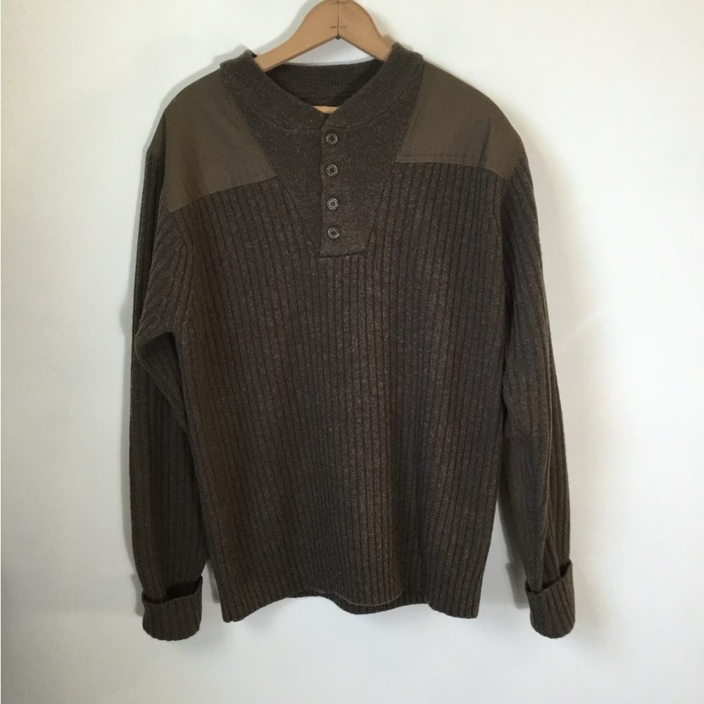 L.L. Bean Brown Ribbed Men's Sweater